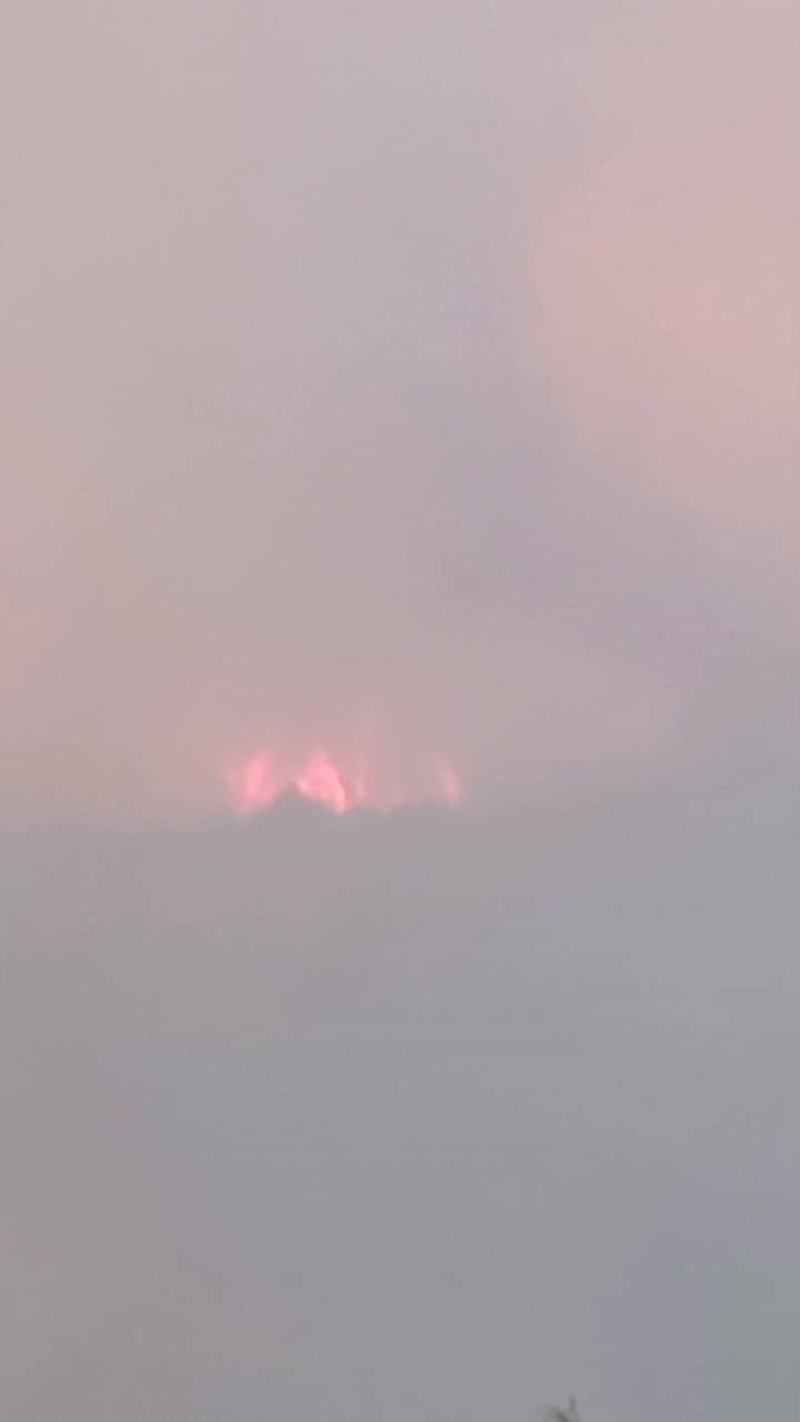 Fuerte presencia de humo en la villa Lago Rivadavia