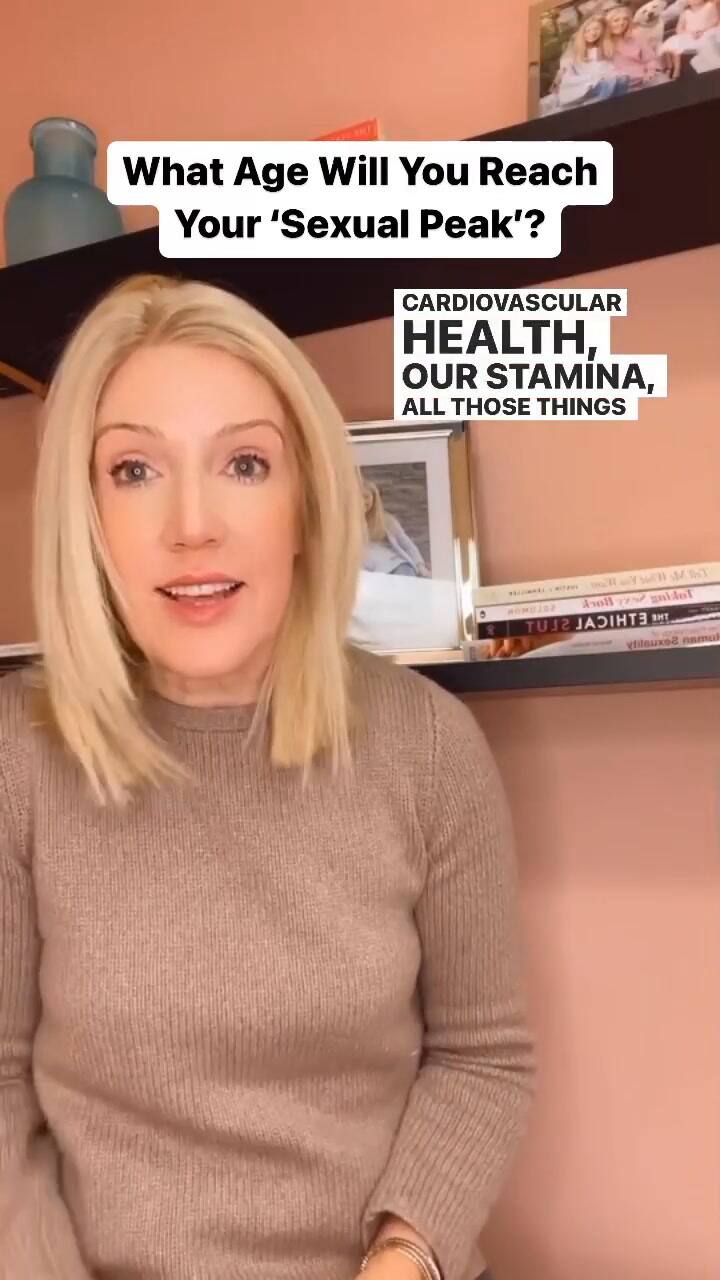 Una experta en sexo dice que se pone mejor con los años y explica por qué