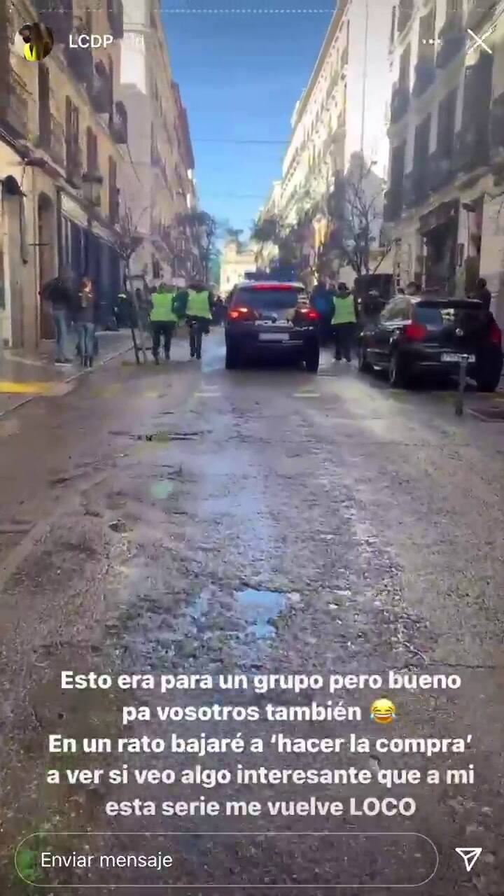 Se infiltró en la grabación de la 5ta temporada de La Casa de Papel - Fuente: Instagram @mariojeffer