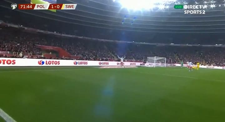 Zielinski y la fiesta polaca: con este tanto, vencen 2-0 a Suecia y se acercan cada vez más a Qatar