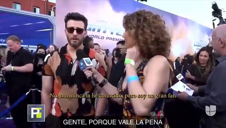 Chris Evans habla sobre Shakira
