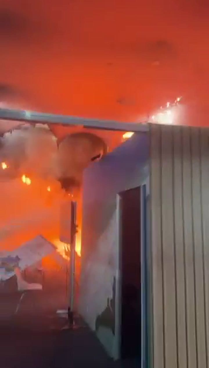 Incendio en la sede del COP30