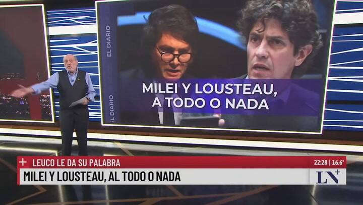 Milei Y Lousteau, A Todo O Nada; El Editorial De Alfredo Leuco