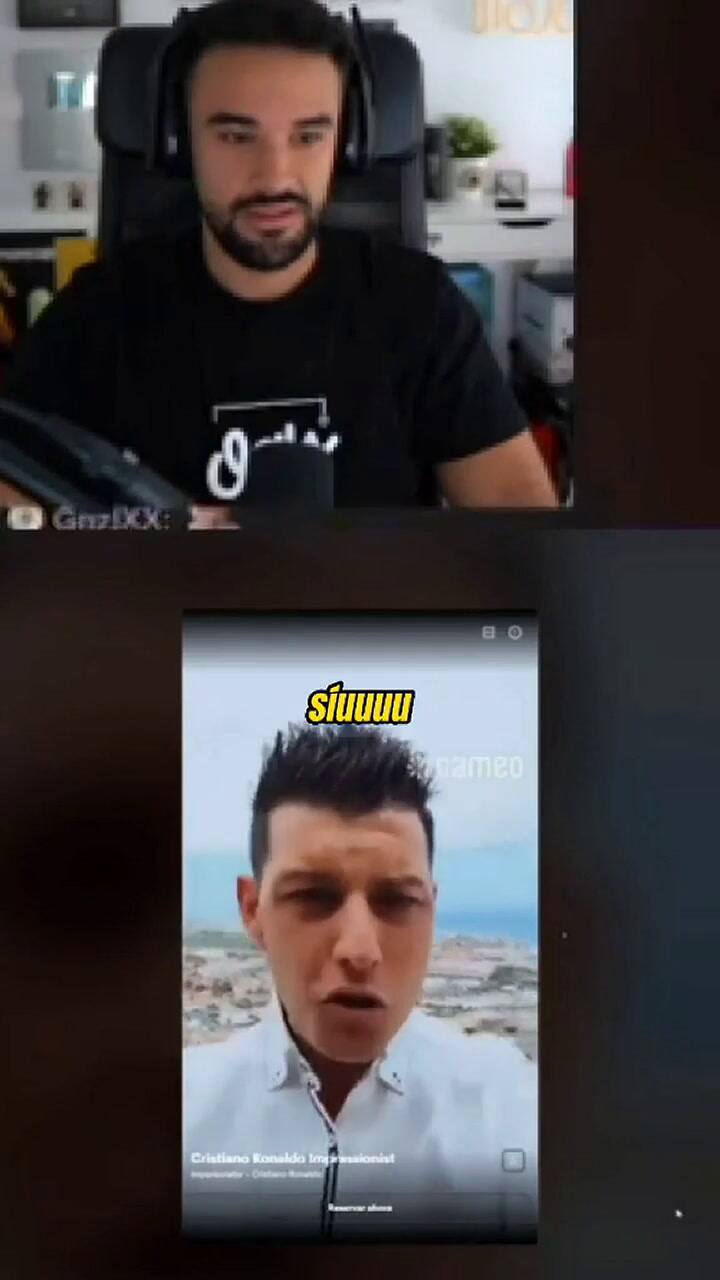 El imitador de Cristiano Ronaldo vende sus saludos por 28 euros en Cameo