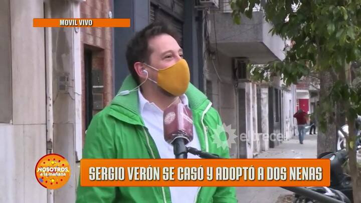 Sergio Verón habló de la adopción de sus hijas - Fuente: eltrece