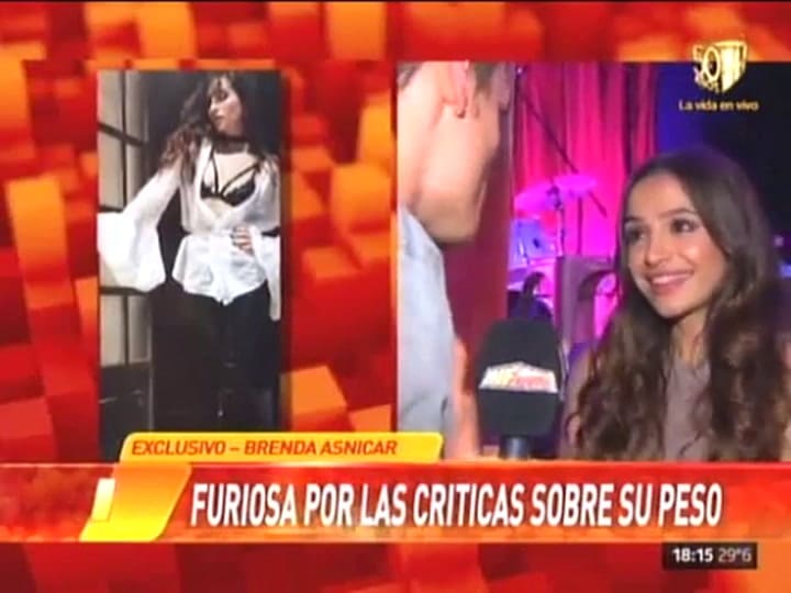 Brenda Asnicar salió al cruce de las versiones sobre su delgadez