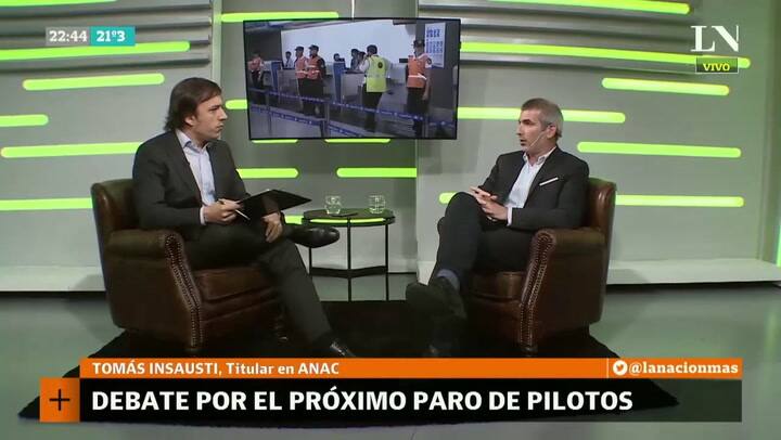 Tomás Insausti: 'El paro daña el gran logro de Aerolíneas Argentinas'
