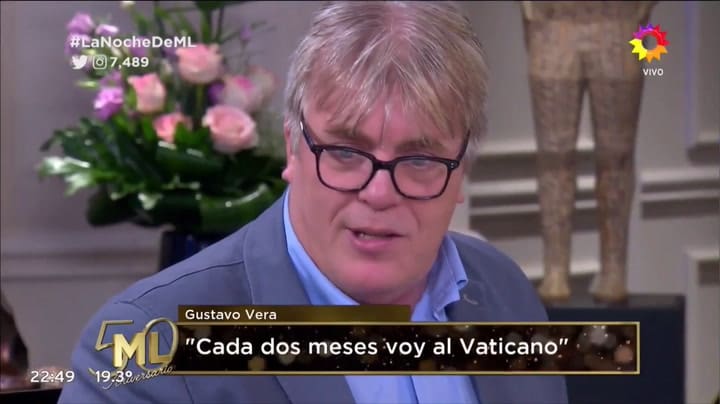 Fue invitado por la diva para realizar su descargo tras ser vinculado a un red de pedofilia