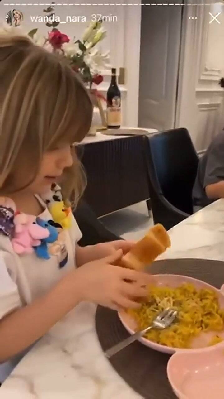 La divertida charla de Wanda Nara y su hija Isabella sobre la Argentina