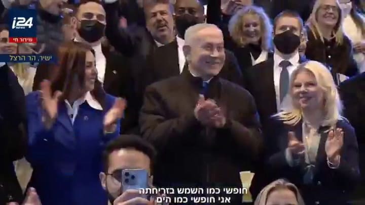 Milei en la televisión israelí