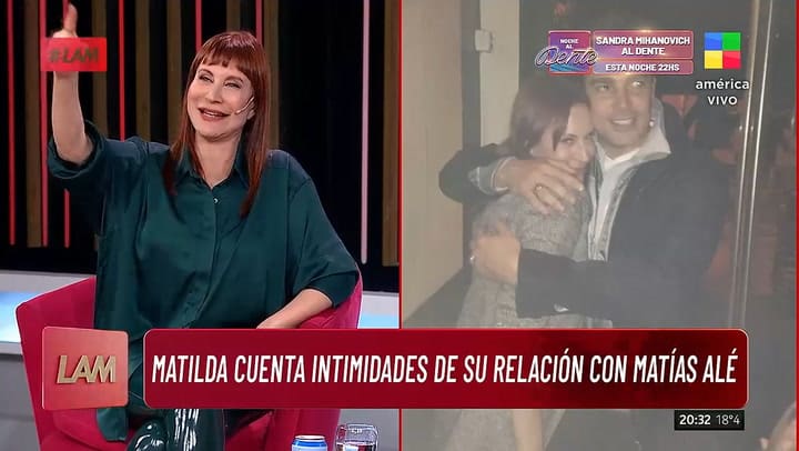 Matilda Blanco recordo su romance con Matias Ale
