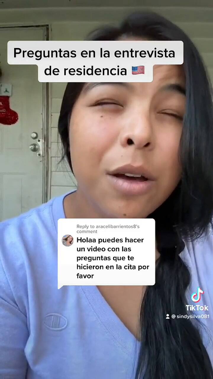 La tiktoker consiguió su visa de residencia por primera vez