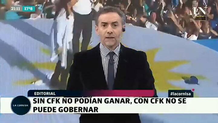 Luis Majul: Sin Cristina Kirchner no podían ganar, con Cristina Kirchner no se puede gobernar