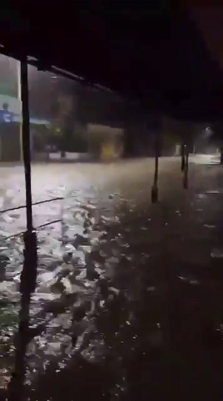 Temporal en el norte de Santa Fe: la ciudad de Vera, bajo el agua
