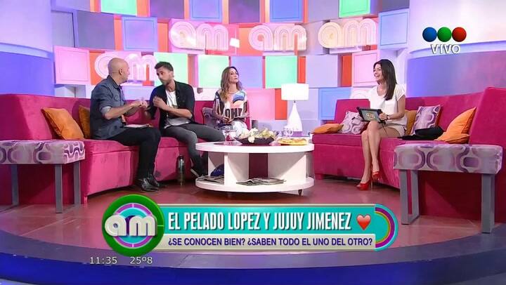 El juego de las coincidencias entre el Pelado López y Sofía Jujuy