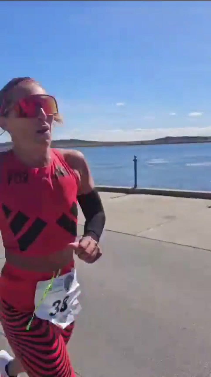 Una corredora argentina ganó la maratón de Malvinas