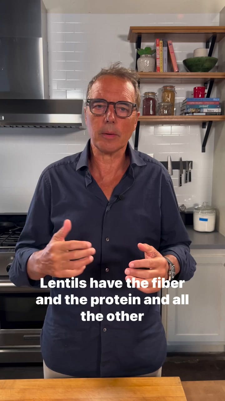 Las legumbres para la longevidad son las lentejas