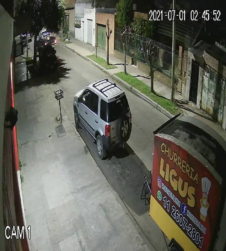 Robo del carro de la Churrería Ligus