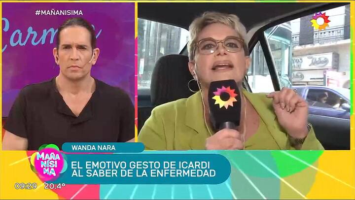 Carmen Barbieri hablo de como es vivir con un paciente con cancer y apunto a Wanda Nara