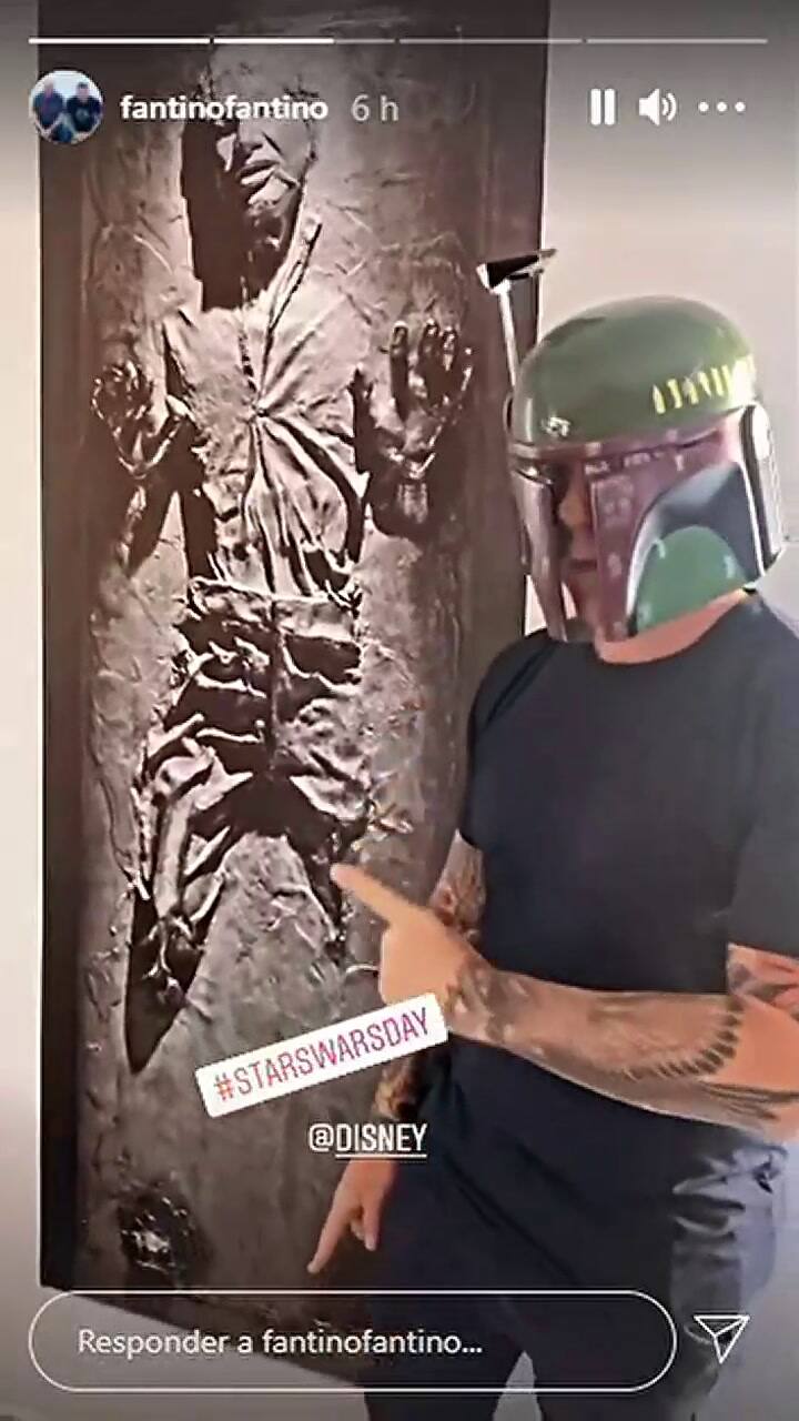 Alejandro Fantino se sumó al Dia de Star Wars y mostró su impresionante colección de objetos de la s