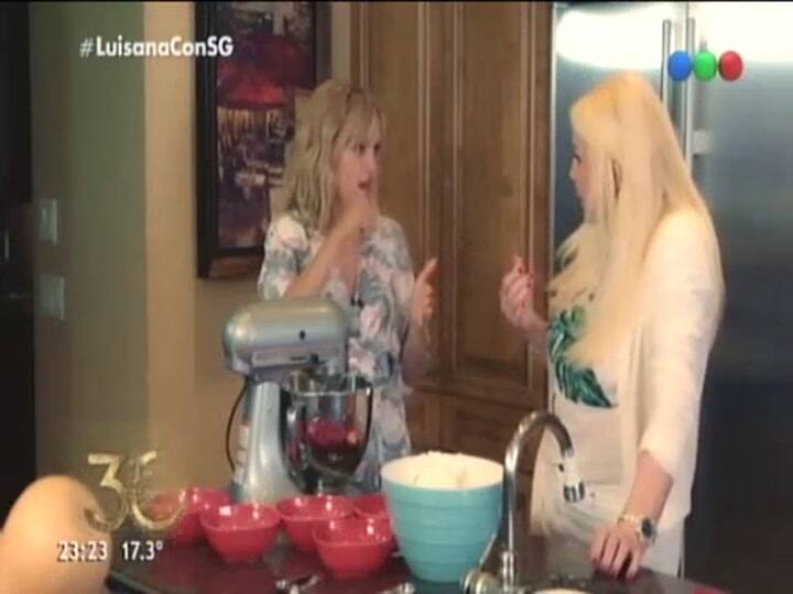 Susana Giménez cocinó con Luisana Lopilato - 2