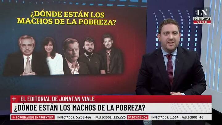 Jonatán Viale sobre el índice de pobreza: “¿Dónde están los machos de la pobreza?”