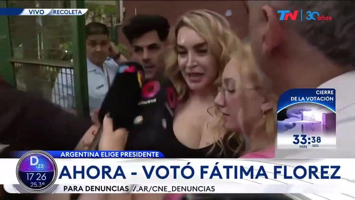 Así fue la votación de Fátima Florez