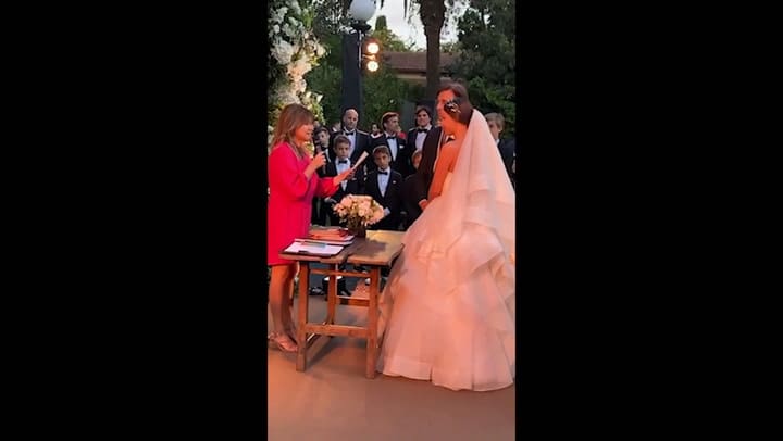 Pampita y Roberto García Moritan dan el sí quiero