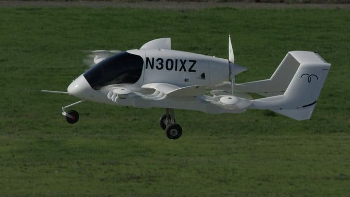 Gurú de Google prueba taxis voladores en Nueva Zelanda
