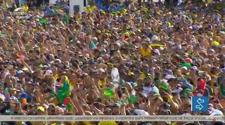 Asunción de Bolsonaro: el traspaso de la banda presidencial - Fuente: TV Senado