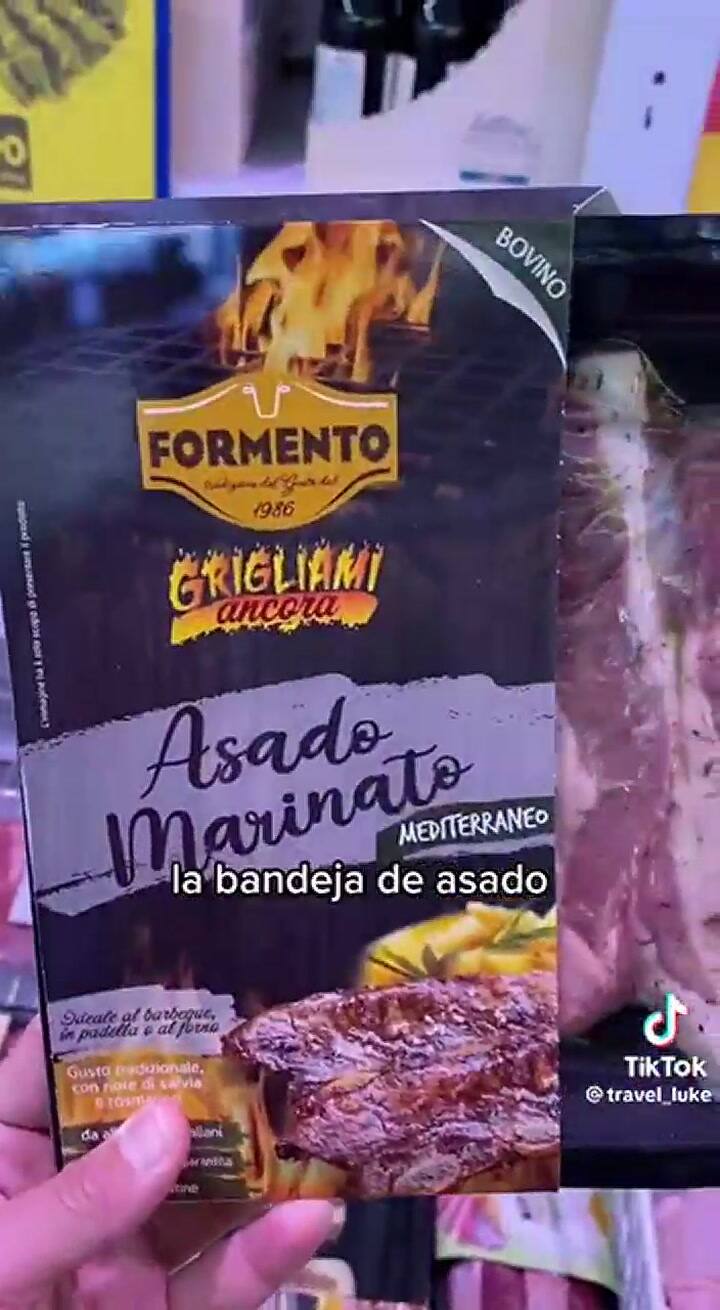 Un argentino muestra cuánto sale hacer un asado en Italia