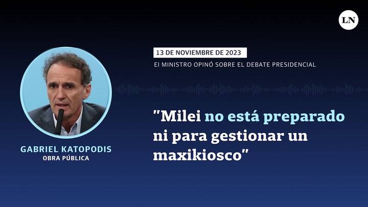 “Milei no esta preparado ni para gestionar un maxikiosco”