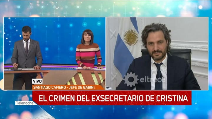 El tenso cruce de Santiago Cafiero y Diego Leuco por la muerte de Fabián Gutiérrez - Fuente: eltrece