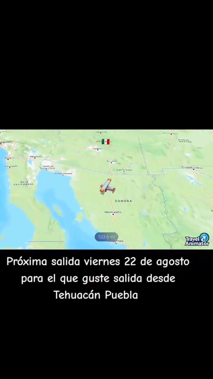 Ruta ilegal de México a Estados Unidos ofrecida en Tiktok