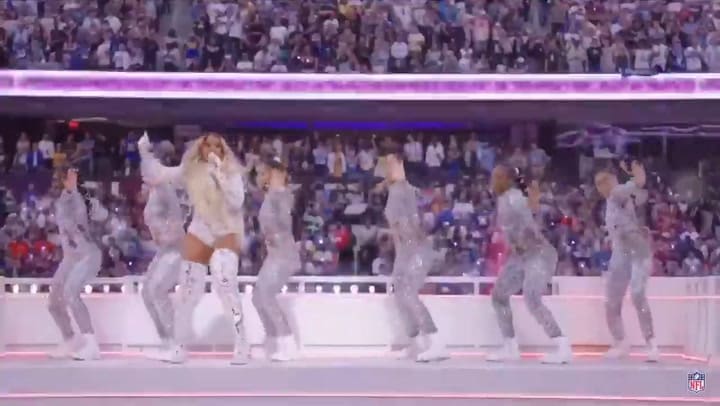 La presentación de Mary J. Blige en el Super Bowl