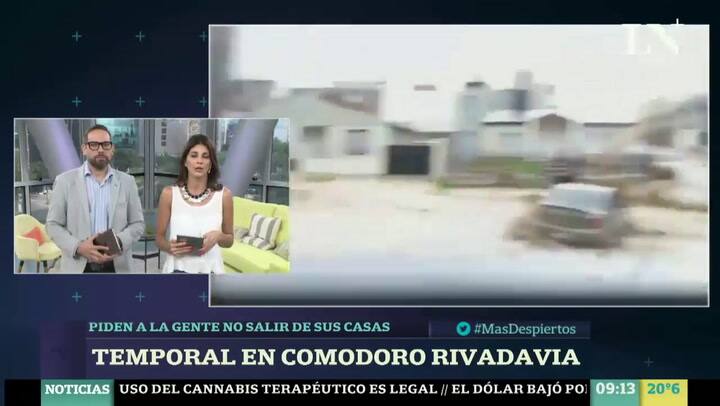 Temporal en Comodoro Rivadavia - Onella Vesozzo en Más Despiertos