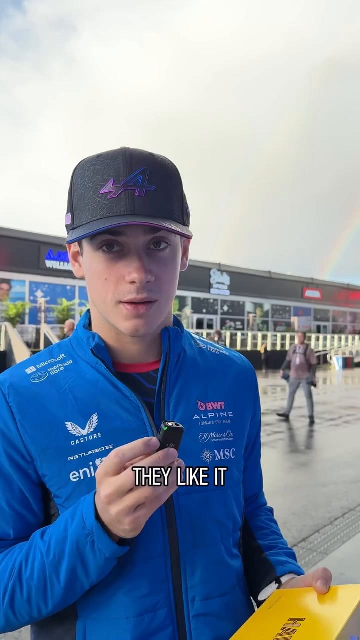 Franco Colapinto llevó alfajores al Gran Premio de Las Vegas