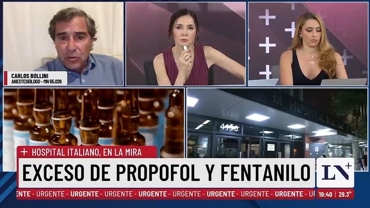 Carlos Bollini, vicepresidente de la Asociación de Anestesiólogos: "Para cualquier médico, es muy fácil robarse drogas"