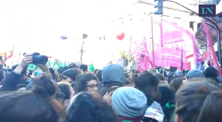 Aborto: el festejo tras la media sanción