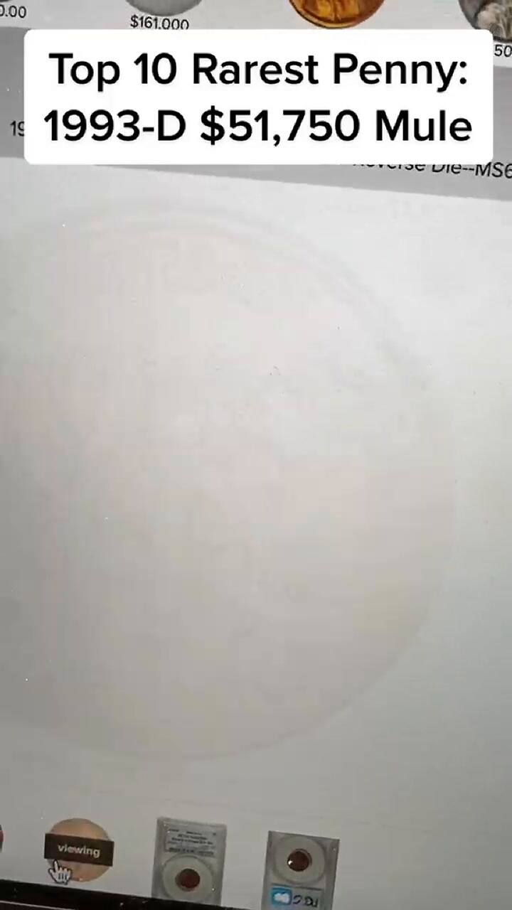 Un tiktoker cuenta la historia de un centavo que se subastó por más de 50 mil dólares