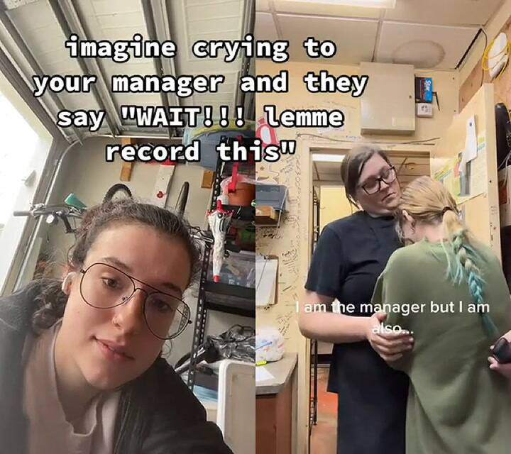 La aparente actitud empática de una gerente causó controversia