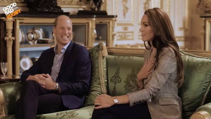 El momento de complicidad en que el príncipe William le guiña un ojo a Kete Middleton