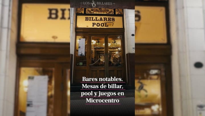 Mesas de billar, pool y juegos en Microcentro