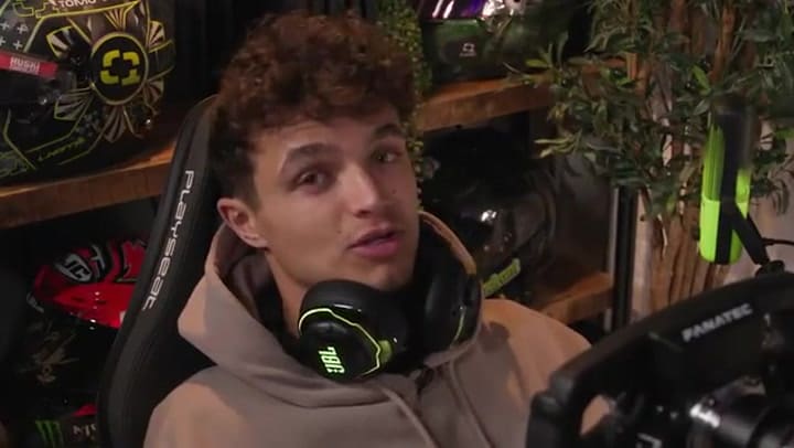 Lando Norris prueba el F1 24