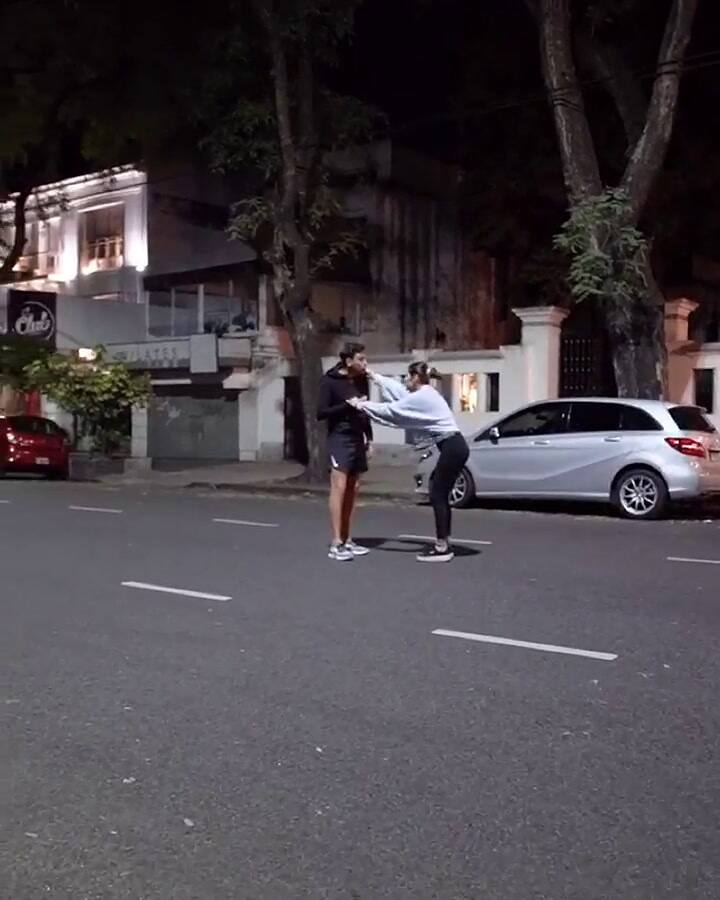 La inesperada 'discusión' de Juana Viale y Martín Bossi en plena calle