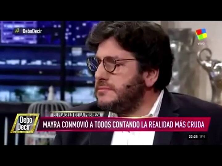 Mayra Arena en Debo Decir, sobre la pobreza - Fuente: América