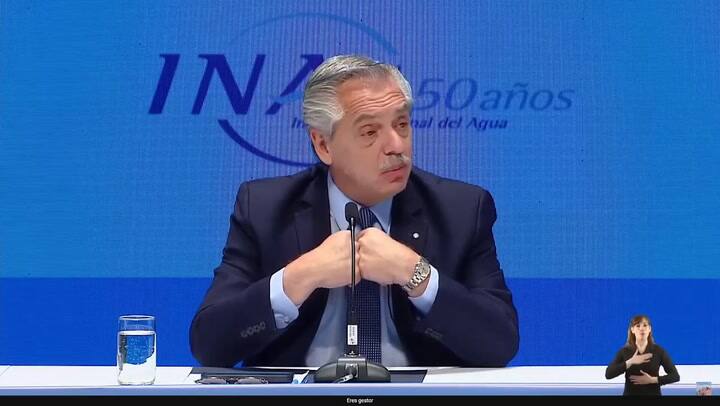 Alberto Fernández criticó a Javier Milei sin nombrarlo