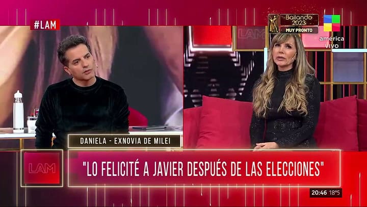 Daniela, la exnovia de Javier Milei, se emocionó al revelar el regalo más especial que recibió del candidato