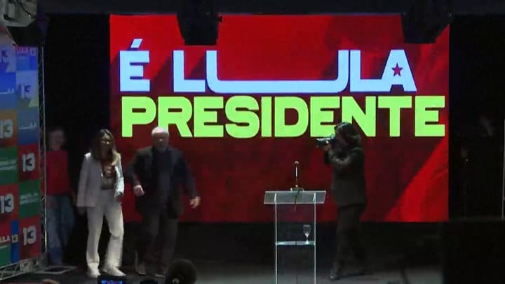 Próximo presidente de Brasil será definido en segunda vuelta entre Lula y Bolsonaro