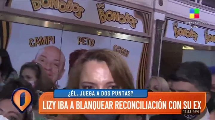 Lizy salió corriendo de un móvil